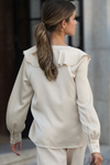 BLUSA COM FOLHOS TEXTURADA | SPACCIO BY CRISTINA
