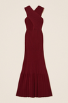 VESTIDO LONGO DE MALHA PLISSADA | TWINSET