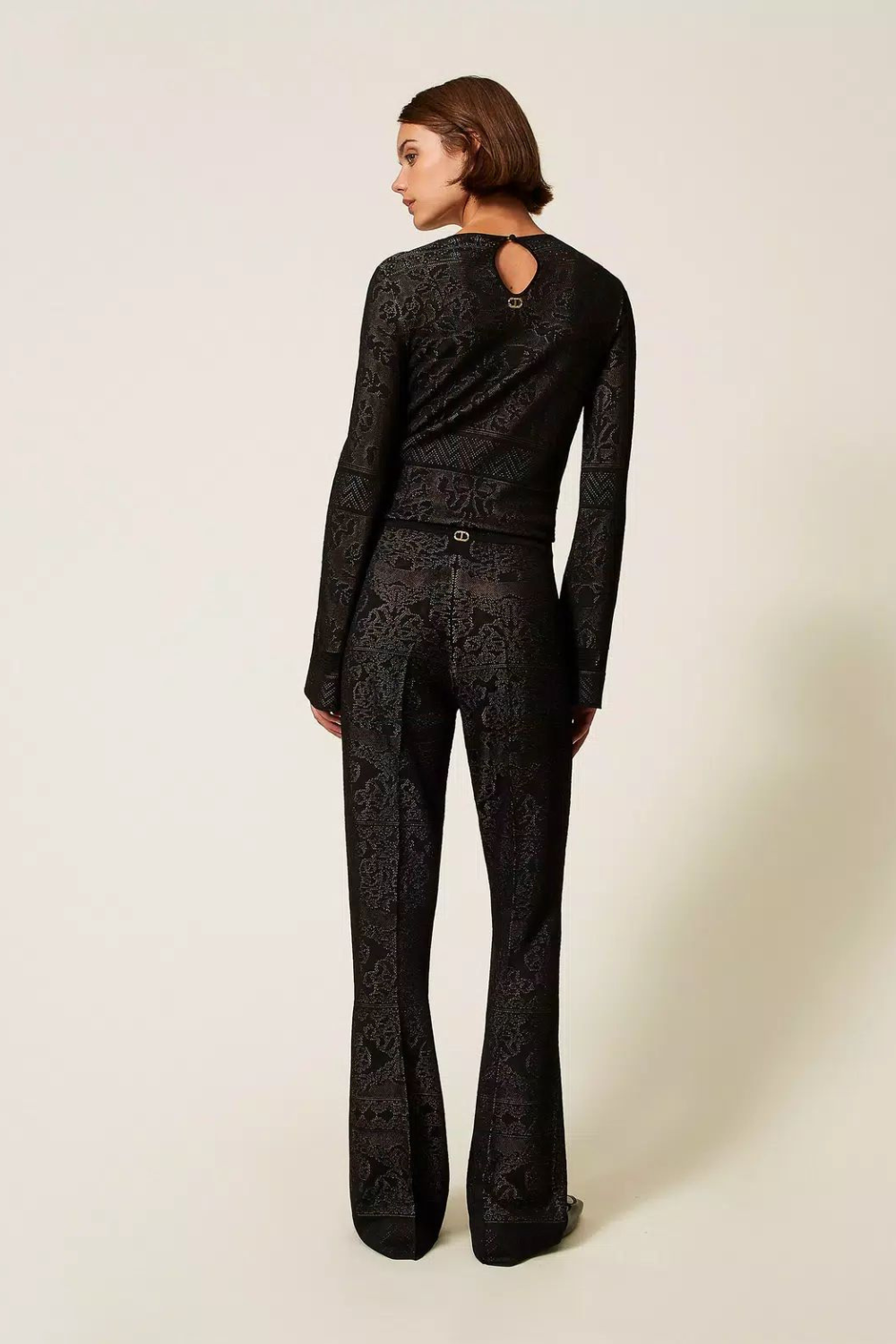 CALÇAS DE MALHA FLARE | TWINSET