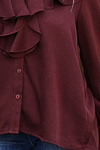 BLUSA COM FOLHOS TEXTURADA | SPACCIO BY CRISTINA
