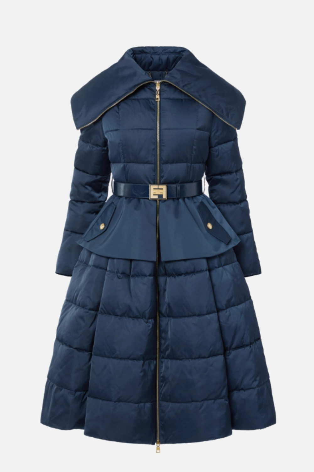 QUISPO DE PLUMAS PEPLUM | ELISABETTA FRANCHI