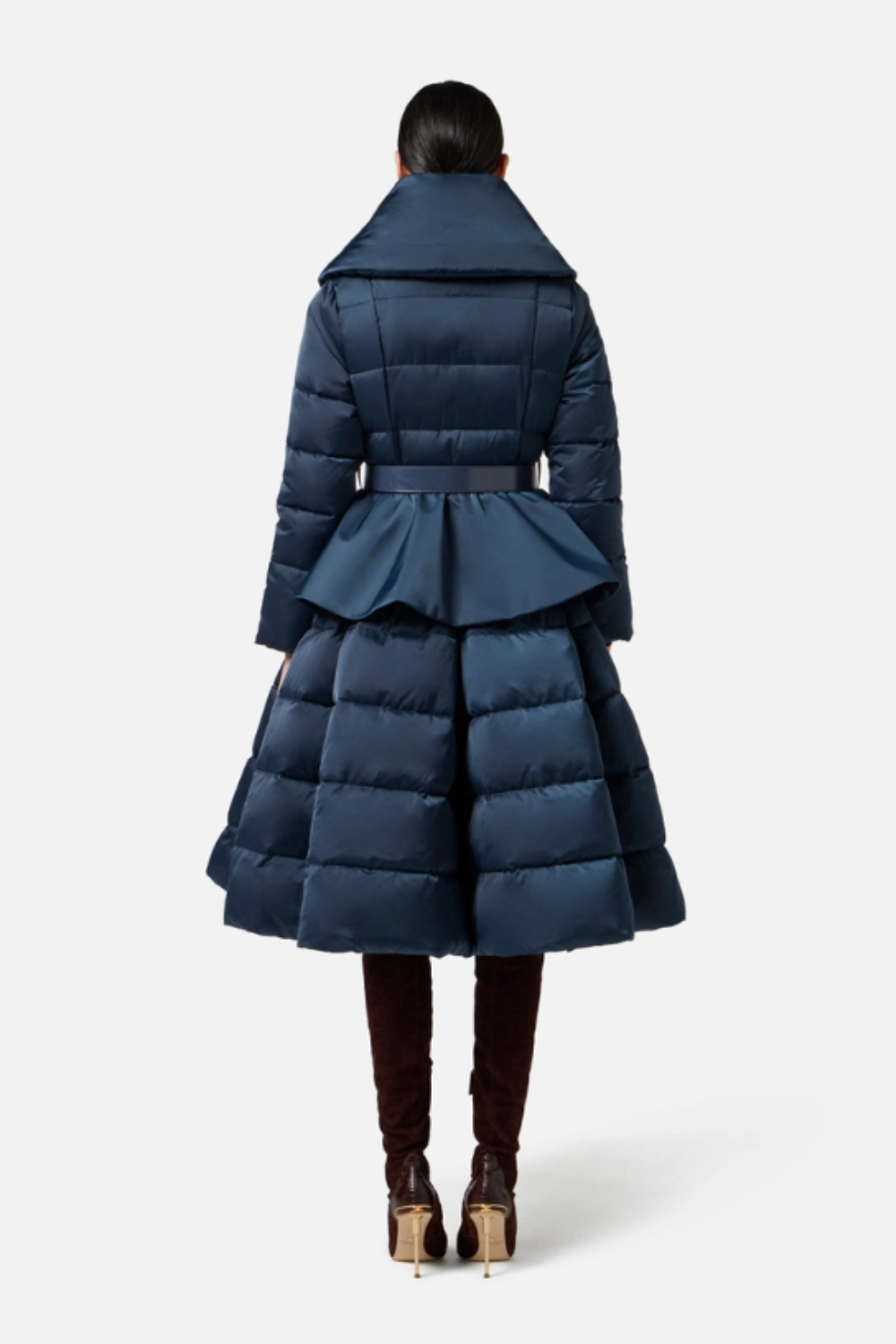 QUISPO DE PLUMAS PEPLUM | ELISABETTA FRANCHI