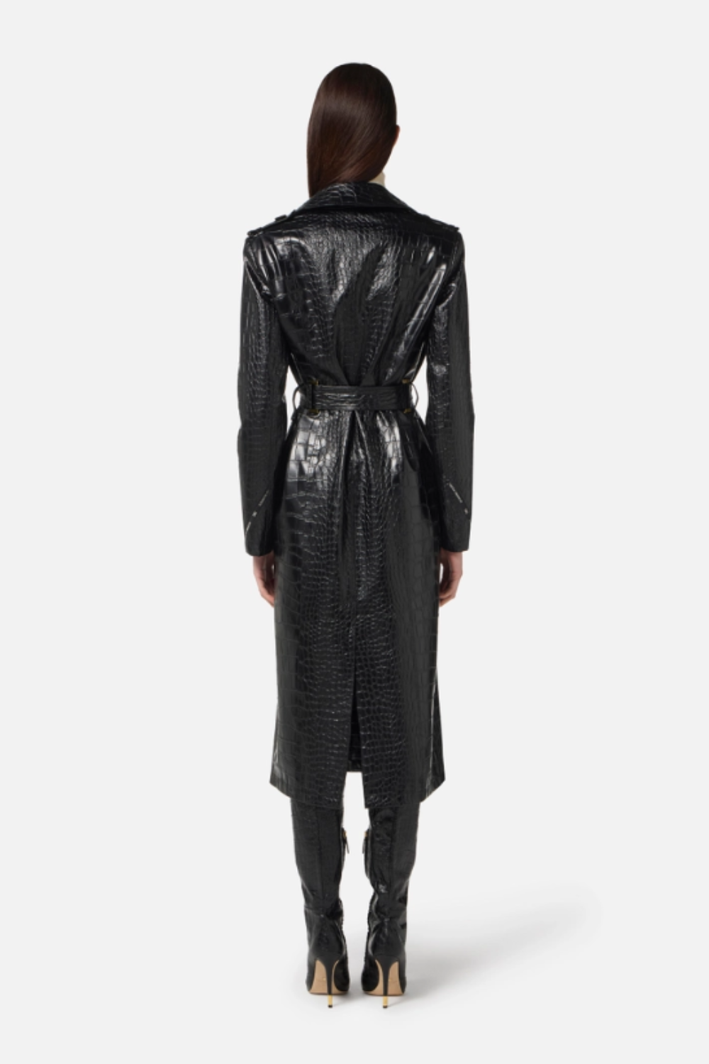 TRENCH COAT ESTAMPA CORCODILO | ELISABETTA FRANCHI