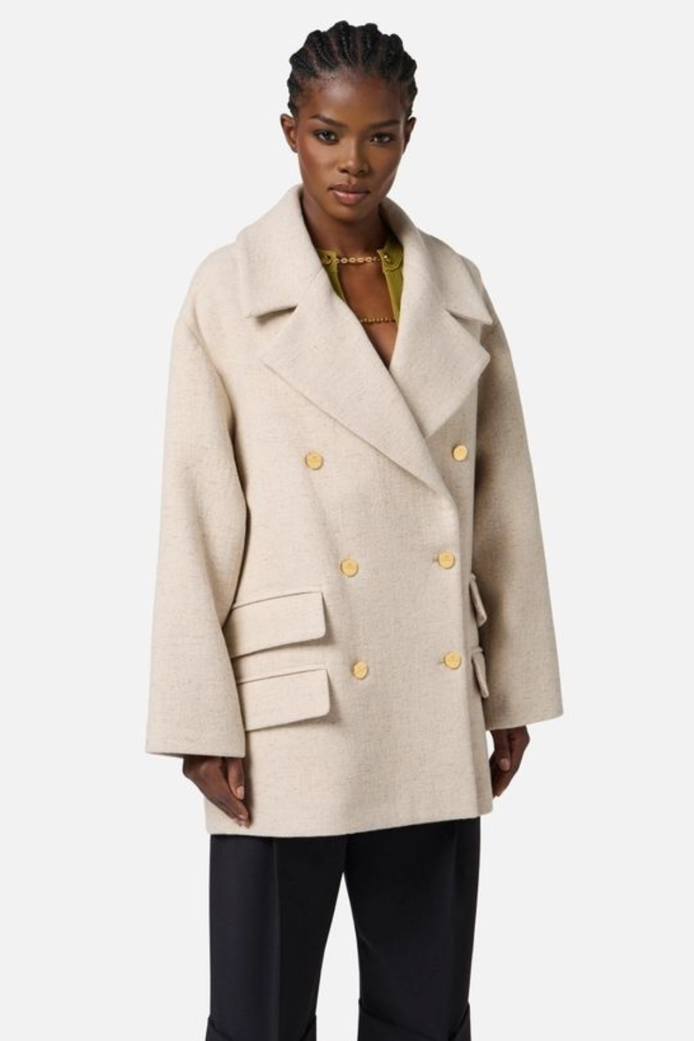 SOBRETUDO DE LÃ OVERSIZED | ELISABETTA FRANCHI