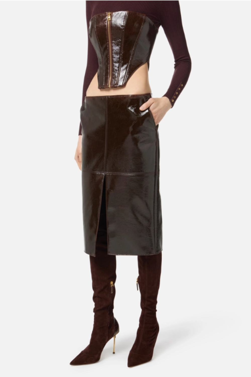 SAIA BORDEAUX | ELISABETTA FRANCHI