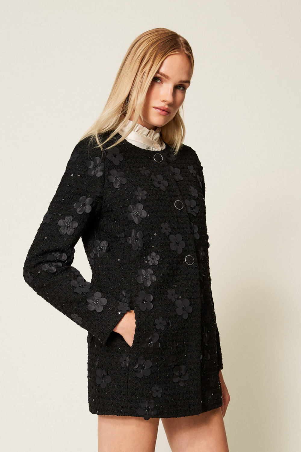 CASACO FLORES & LANTEJOULAS | TWINSET