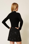 MINISSAIA FLORES & LANTEJOULAS | TWINSET