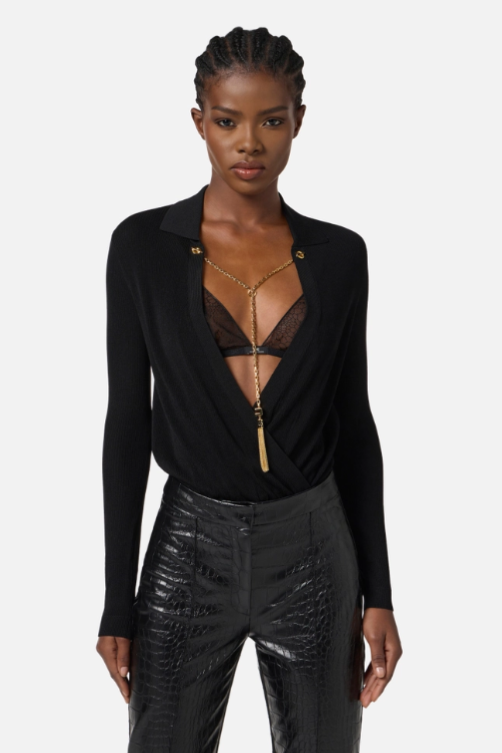 BODY DE MALHA COM CORRENTE | ELISABETTA FRANCHI