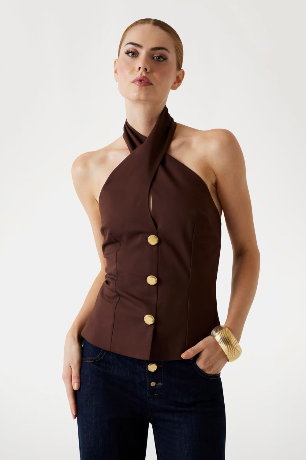 TOP GOLA HALTER | MARCIANO