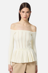 BLUSA DE MALHA PEPLUM | ELISABETTA FRANCHI