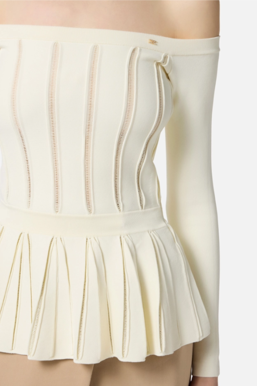 BLUSA DE MALHA PEPLUM | ELISABETTA FRANCHI