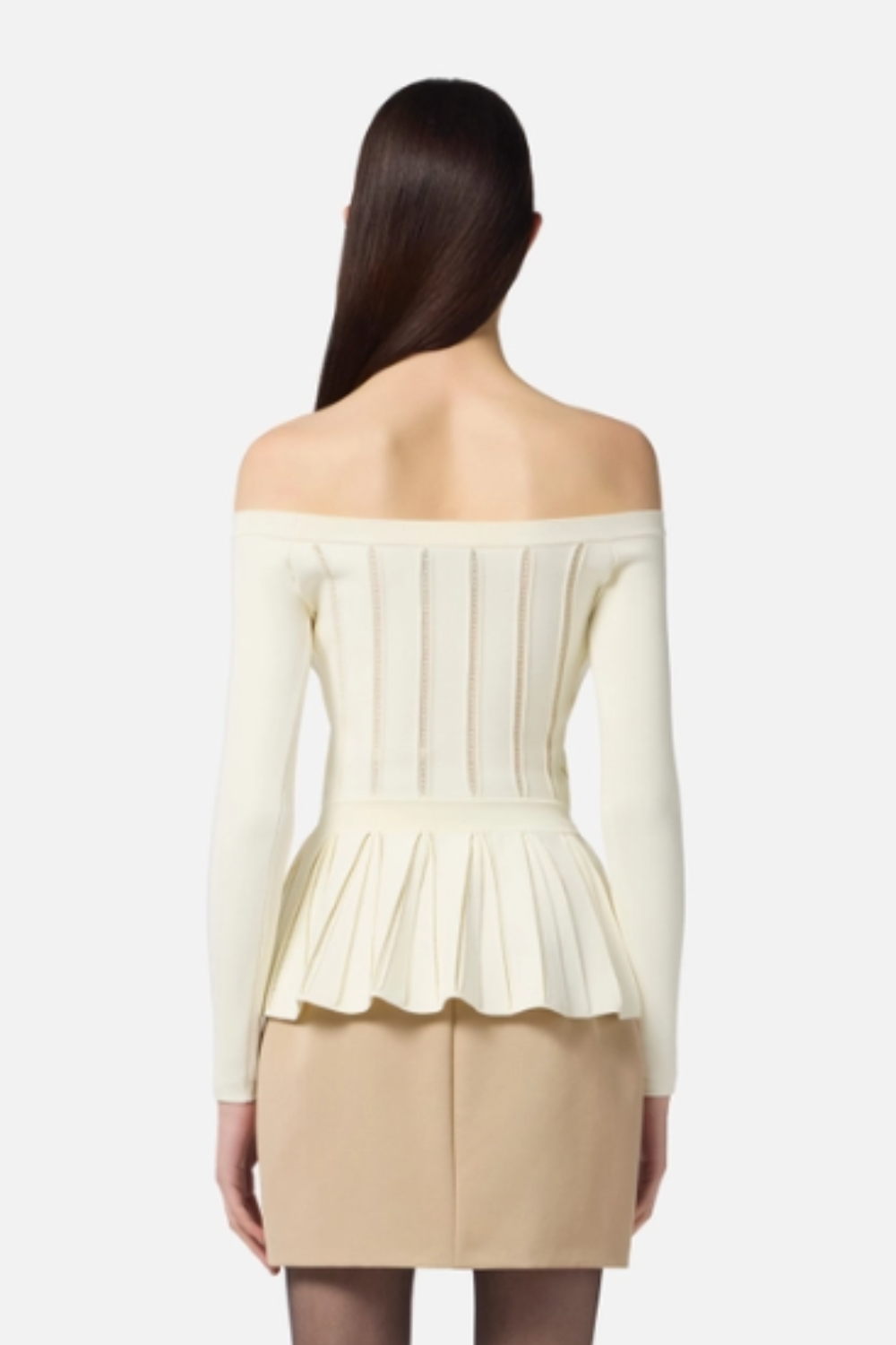 BLUSA DE MALHA PEPLUM | ELISABETTA FRANCHI
