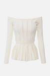 BLUSA DE MALHA PEPLUM | ELISABETTA FRANCHI