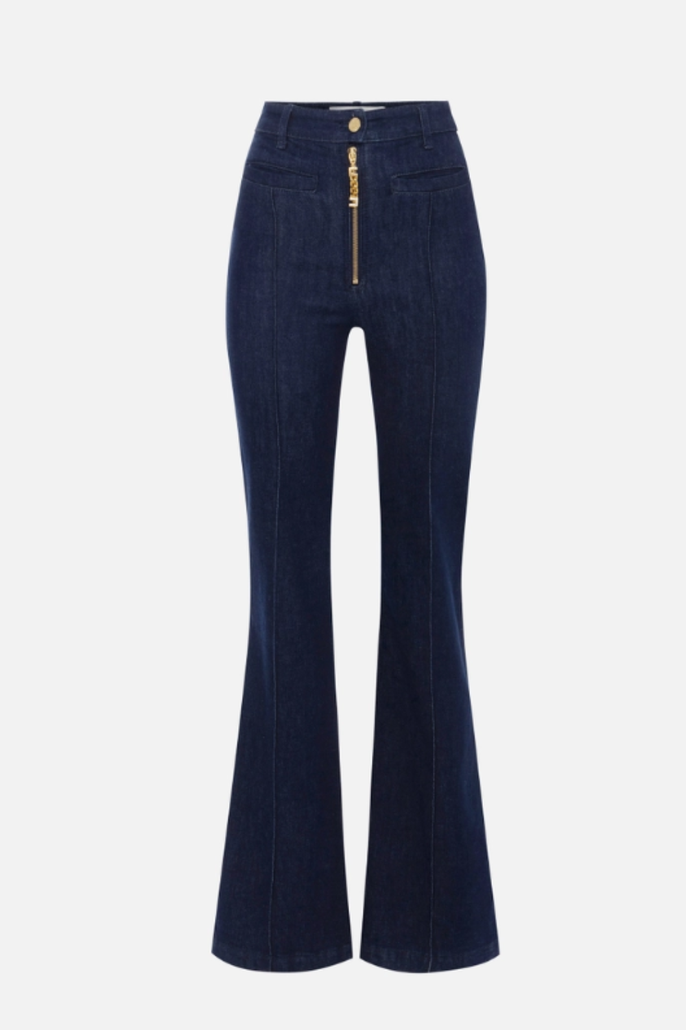 JEANS COM ZÍPER DOURADO | ELISABETTA FRANCHI