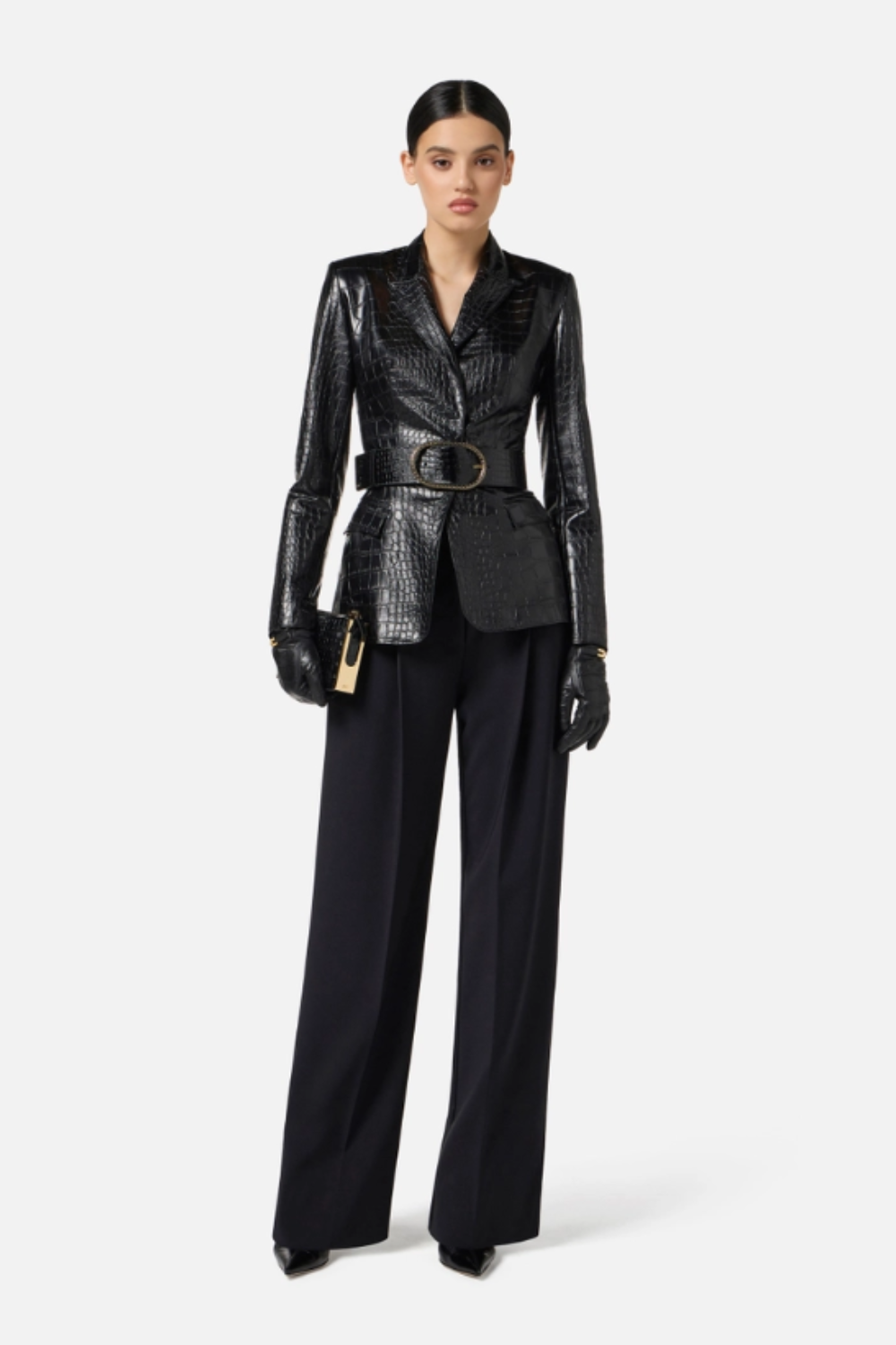 BLAZER COM ESTAMPA CORCODILO | ELISABETTA FRANCHI