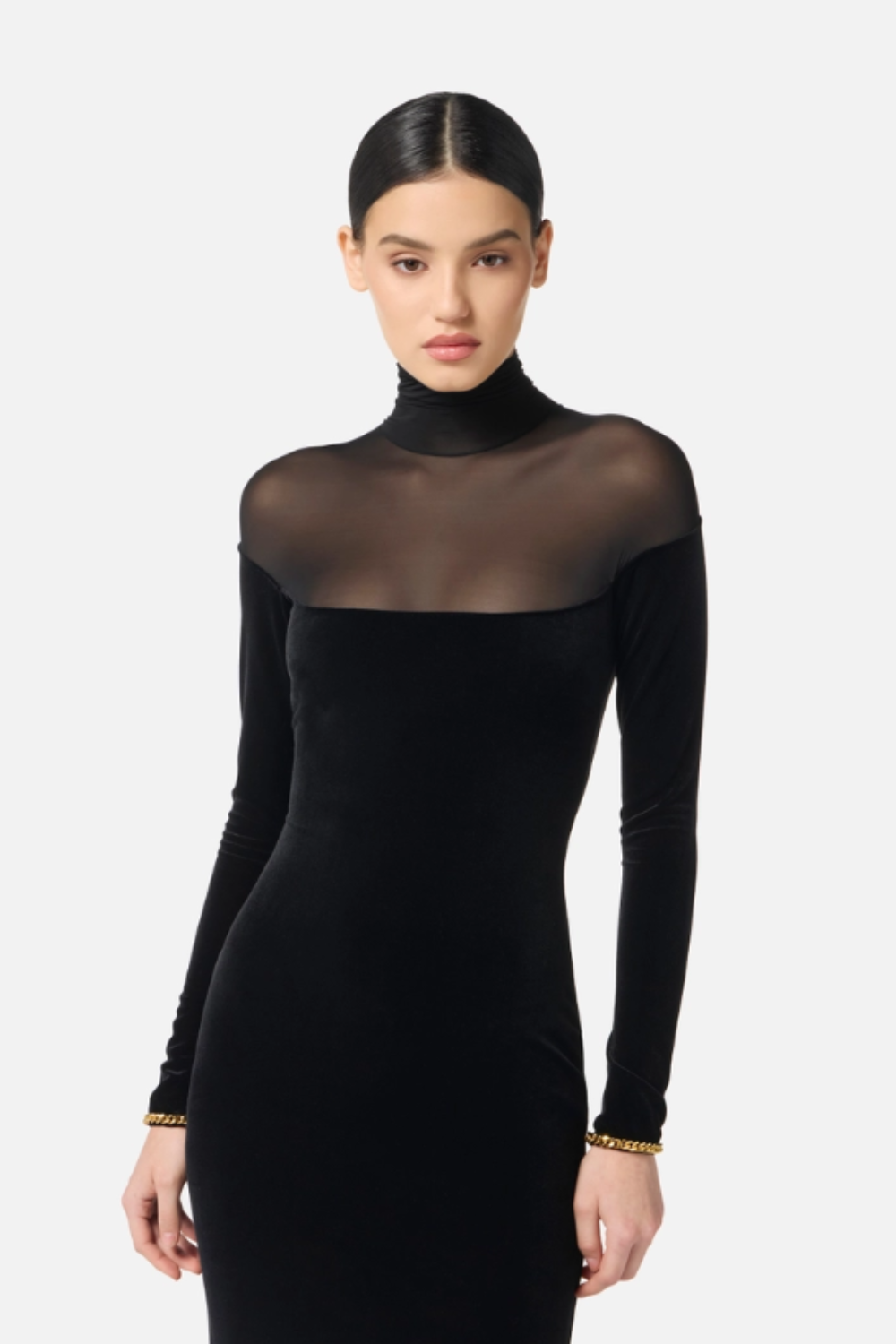 VESTIDO DE VELUDO | ELISABETTA FRANCHI