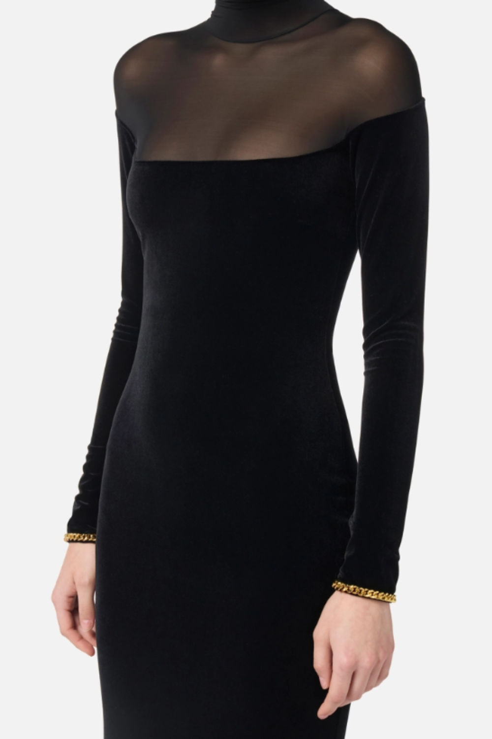 VESTIDO DE VELUDO | ELISABETTA FRANCHI