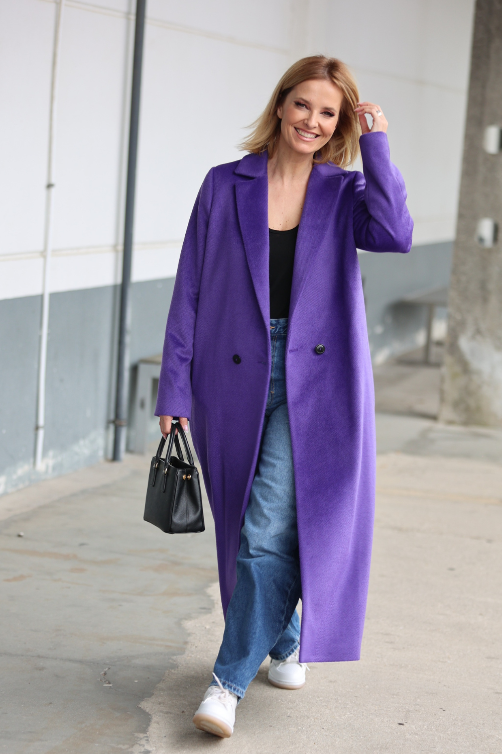 CASACO COMPRIDO ROXO | TWINSET