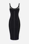 VESTIDO SILHUETA COM TRANSPARÊNCIA | ELISABETTA FRANCHI