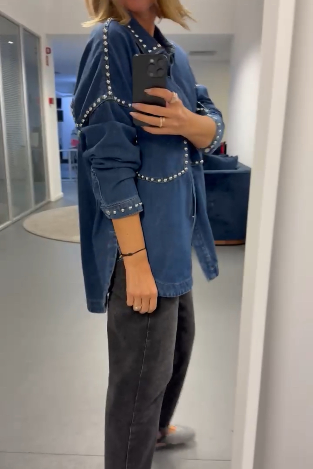 CAMISA OVERSIZED GANGA TACHAS | SPACCIO BY CRISTINA