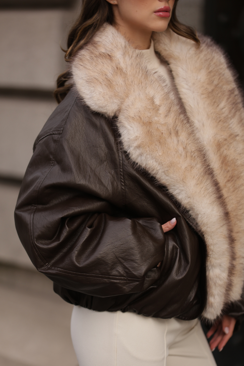 BLUSÃO C/ PÊLO | SPACCIO BY CRISTINA