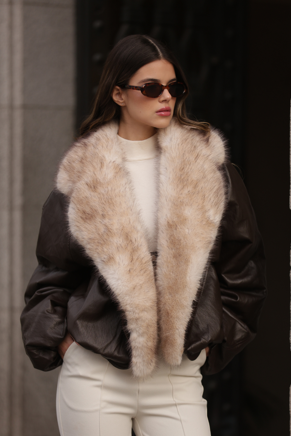 BLUSÃO C/ PÊLO | SPACCIO BY CRISTINA