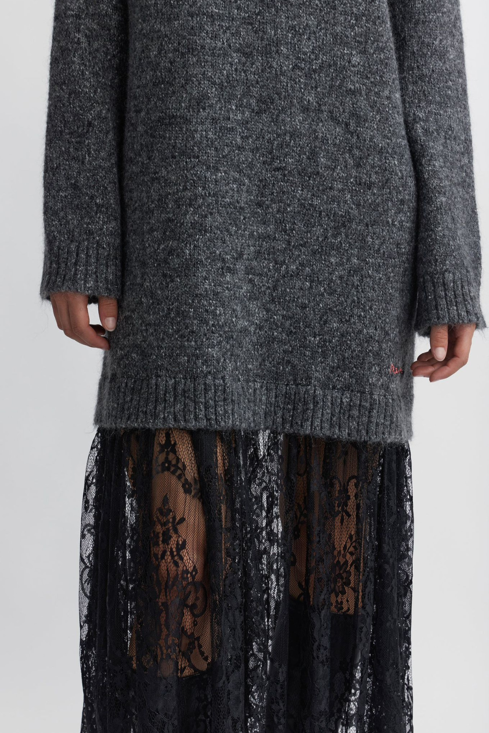 VESTIDO MALHA & RENDA | MANOUSH