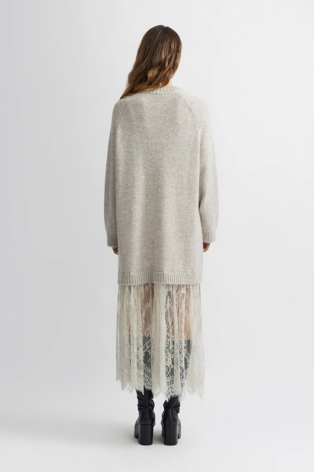 VESTIDO MALHA & RENDA | MANOUSH