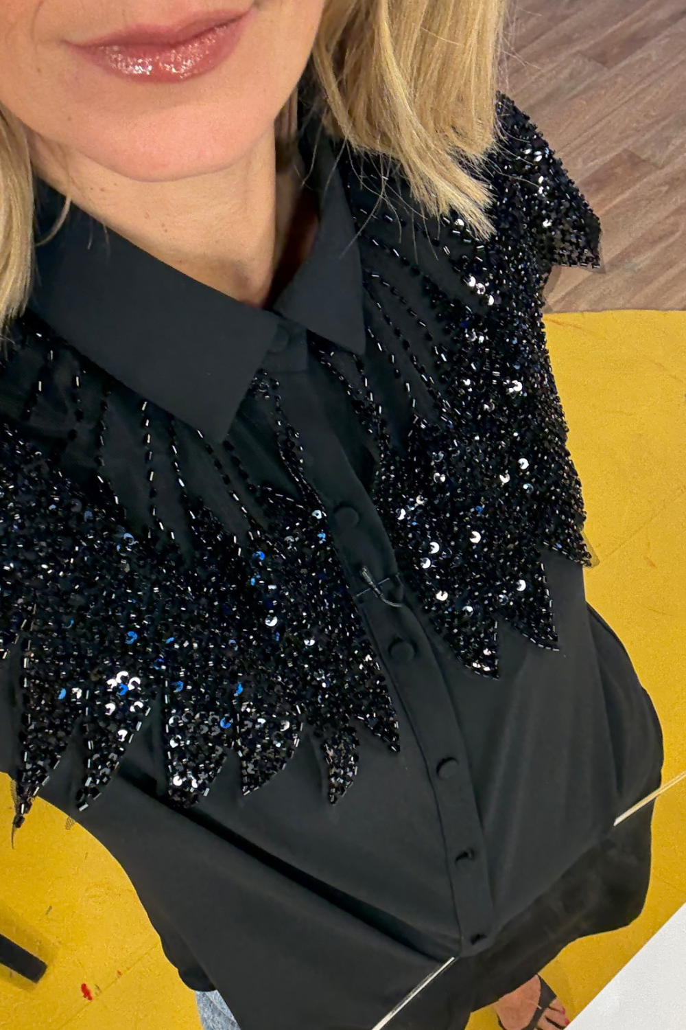 CAMISA COM APLICAÇÃO MISSANGAS | SPACCIO BY CRISTINA