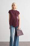 T-SHIRT BORDEAUX | JIJIL