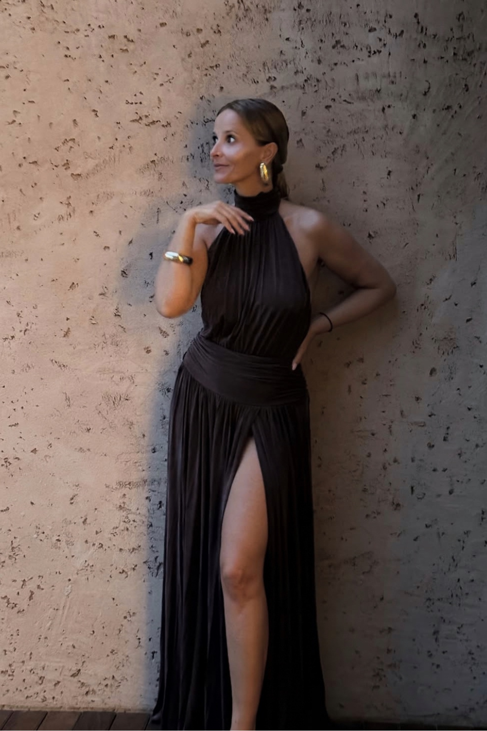 VESTIDO COMPRIDO COSTAS ABERTAS | ELISABETTA FRANCHI