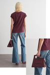 T-SHIRT BORDEAUX | JIJIL