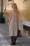 VESTIDO DE MALHA COM POMPOM | SPACCIO BY CRISTINA