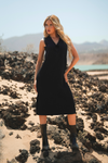 VESTIDO DE MALHA COM POMPOM | SPACCIO BY CRISTINA