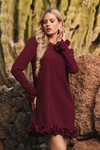 VESTIDO CURTO TEXTURAS 3D | SPACCIO BY CRISTINA
